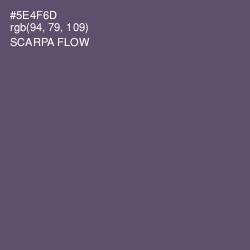 #5E4F6D - Scarpa Flow Color Image